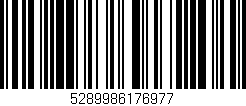 Código de barras (EAN, GTIN, SKU, ISBN): '5289986176977'