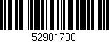 Código de barras (EAN, GTIN, SKU, ISBN): '52901780'