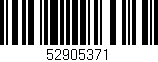 Código de barras (EAN, GTIN, SKU, ISBN): '52905371'