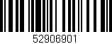 Código de barras (EAN, GTIN, SKU, ISBN): '52906901'