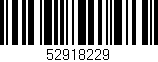 Código de barras (EAN, GTIN, SKU, ISBN): '52918229'