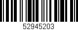 Código de barras (EAN, GTIN, SKU, ISBN): '52945203'