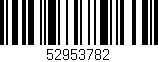 Código de barras (EAN, GTIN, SKU, ISBN): '52953782'