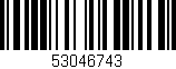 Código de barras (EAN, GTIN, SKU, ISBN): '53046743'