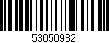 Código de barras (EAN, GTIN, SKU, ISBN): '53050982'