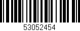 Código de barras (EAN, GTIN, SKU, ISBN): '53052454'