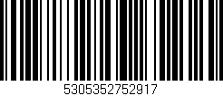 Código de barras (EAN, GTIN, SKU, ISBN): '5305352752917'