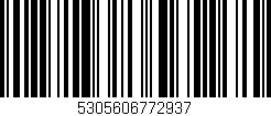 Código de barras (EAN, GTIN, SKU, ISBN): '5305606772937'