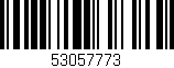 Código de barras (EAN, GTIN, SKU, ISBN): '53057773'