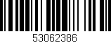 Código de barras (EAN, GTIN, SKU, ISBN): '53062386'