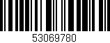 Código de barras (EAN, GTIN, SKU, ISBN): '53069780'