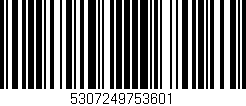 Código de barras (EAN, GTIN, SKU, ISBN): '5307249753601'