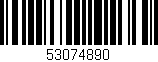 Código de barras (EAN, GTIN, SKU, ISBN): '53074890'