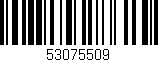 Código de barras (EAN, GTIN, SKU, ISBN): '53075509'