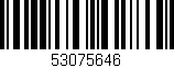 Código de barras (EAN, GTIN, SKU, ISBN): '53075646'