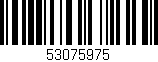 Código de barras (EAN, GTIN, SKU, ISBN): '53075975'