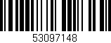 Código de barras (EAN, GTIN, SKU, ISBN): '53097148'