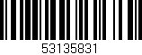Código de barras (EAN, GTIN, SKU, ISBN): '53135831'