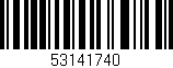 Código de barras (EAN, GTIN, SKU, ISBN): '53141740'