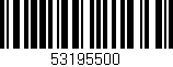 Código de barras (EAN, GTIN, SKU, ISBN): '53195500'