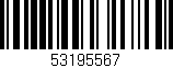 Código de barras (EAN, GTIN, SKU, ISBN): '53195567'