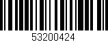 Código de barras (EAN, GTIN, SKU, ISBN): '53200424'