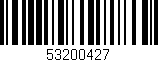 Código de barras (EAN, GTIN, SKU, ISBN): '53200427'