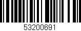 Código de barras (EAN, GTIN, SKU, ISBN): '53200691'