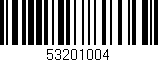 Código de barras (EAN, GTIN, SKU, ISBN): '53201004'