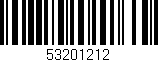 Código de barras (EAN, GTIN, SKU, ISBN): '53201212'