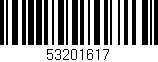 Código de barras (EAN, GTIN, SKU, ISBN): '53201617'