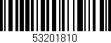 Código de barras (EAN, GTIN, SKU, ISBN): '53201810'