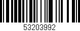 Código de barras (EAN, GTIN, SKU, ISBN): '53203992'