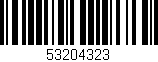 Código de barras (EAN, GTIN, SKU, ISBN): '53204323'