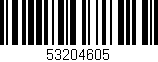 Código de barras (EAN, GTIN, SKU, ISBN): '53204605'