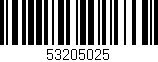 Código de barras (EAN, GTIN, SKU, ISBN): '53205025'