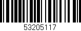 Código de barras (EAN, GTIN, SKU, ISBN): '53205117'