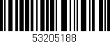 Código de barras (EAN, GTIN, SKU, ISBN): '53205188'