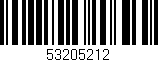 Código de barras (EAN, GTIN, SKU, ISBN): '53205212'