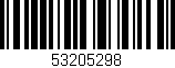 Código de barras (EAN, GTIN, SKU, ISBN): '53205298'