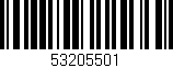 Código de barras (EAN, GTIN, SKU, ISBN): '53205501'