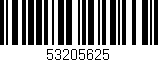 Código de barras (EAN, GTIN, SKU, ISBN): '53205625'