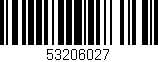 Código de barras (EAN, GTIN, SKU, ISBN): '53206027'