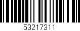 Código de barras (EAN, GTIN, SKU, ISBN): '53217311'