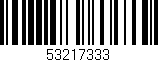 Código de barras (EAN, GTIN, SKU, ISBN): '53217333'