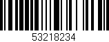 Código de barras (EAN, GTIN, SKU, ISBN): '53218234'