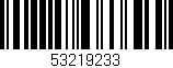 Código de barras (EAN, GTIN, SKU, ISBN): '53219233'