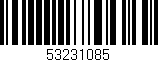 Código de barras (EAN, GTIN, SKU, ISBN): '53231085'