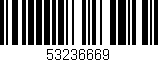 Código de barras (EAN, GTIN, SKU, ISBN): '53236669'