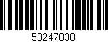 Código de barras (EAN, GTIN, SKU, ISBN): '53247838'